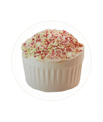 Cupcake de bain à la mangue.