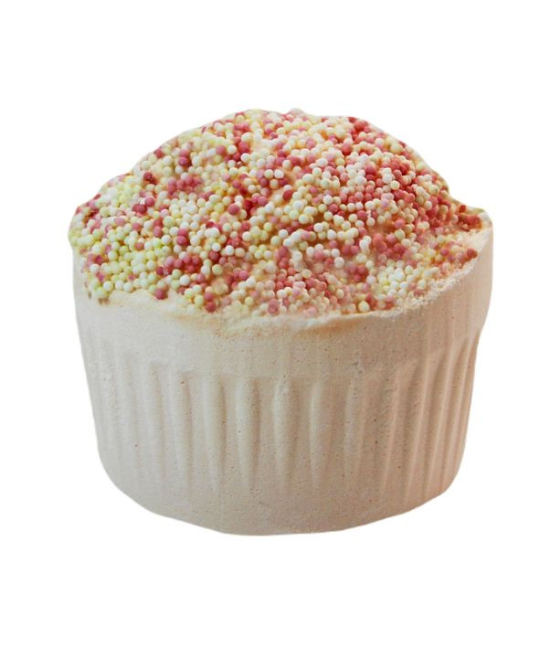 Cupcake de bain à la mangue.