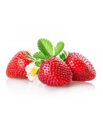 Perle de bain à la fraise.