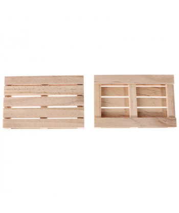 Porte-savon mini palette.