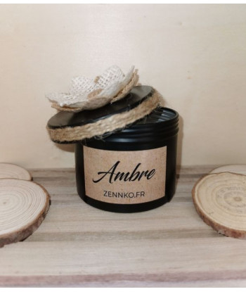 Bougie artisanale parfum Ambre.