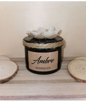 Bougie artisanale parfum Ambre.