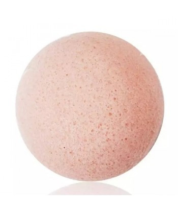 Eponge konjac végétale à l'argile Rose.